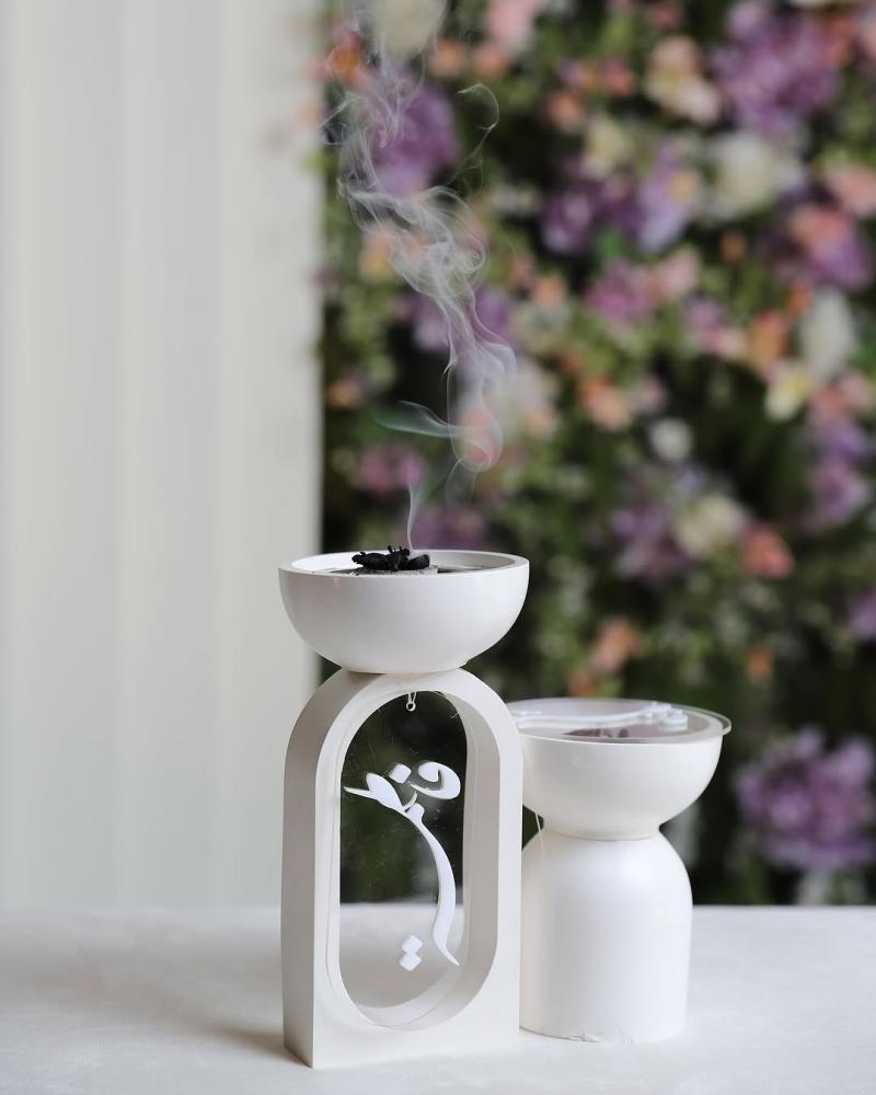 Wooden incense diffuser with name