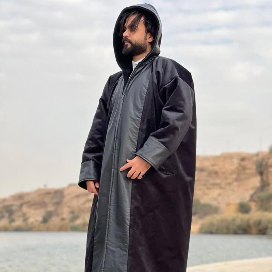 فروة رجالي قماش شتوي خامه درجه اولى