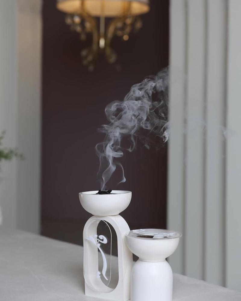 Wooden incense diffuser with name