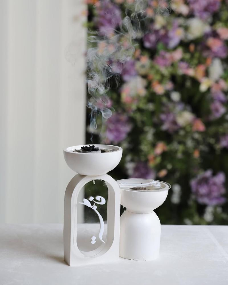 Wooden incense diffuser with name