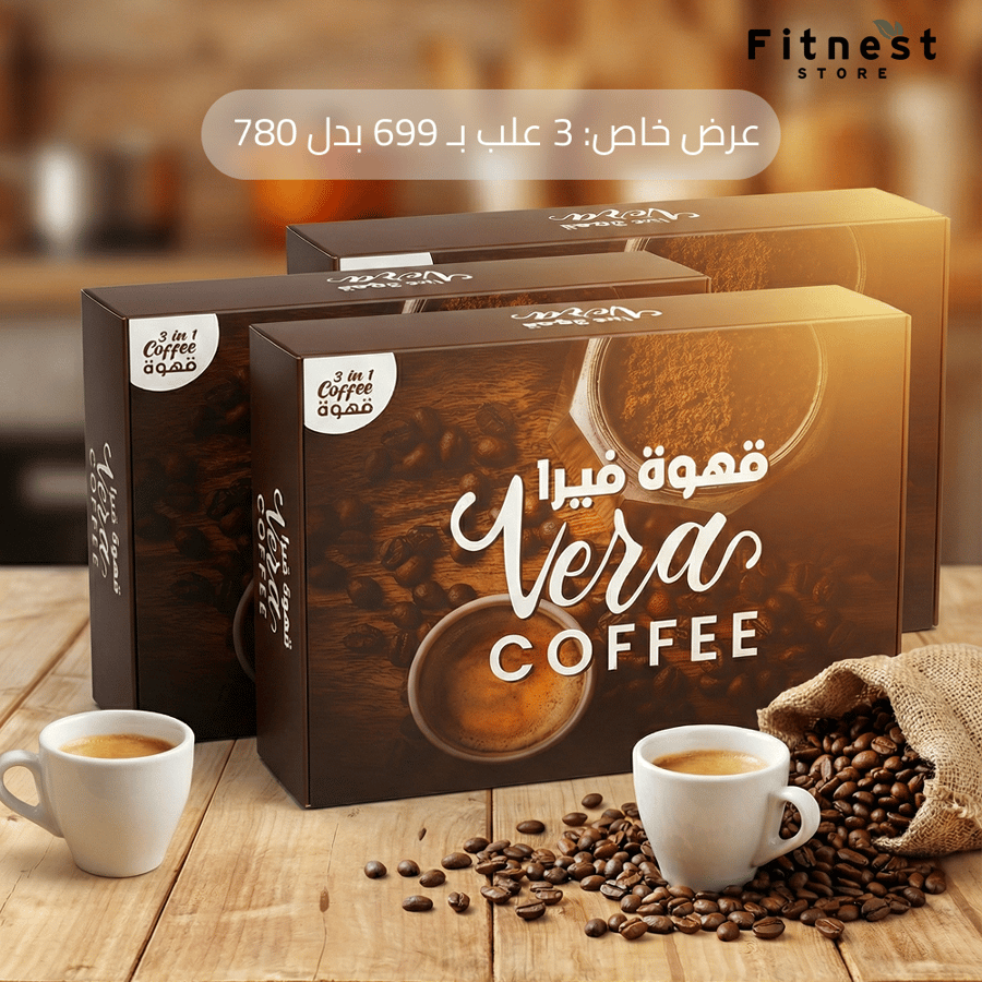عرض ثلاث عبوات قهوة فيرا للتخسيس