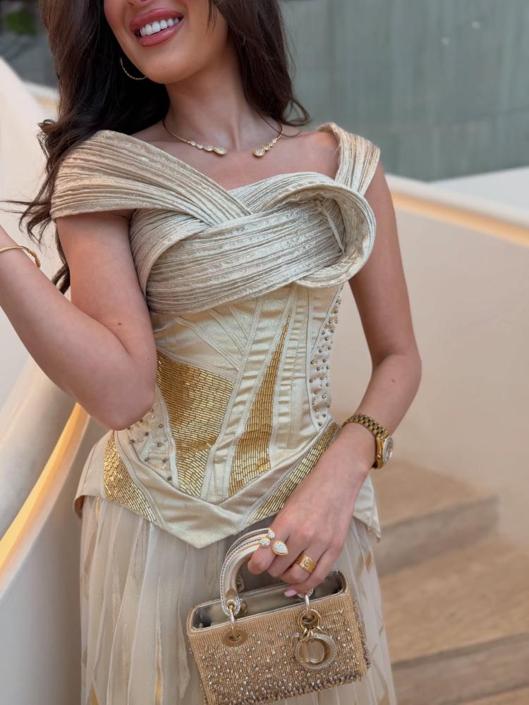 فستان سهرة جاكار