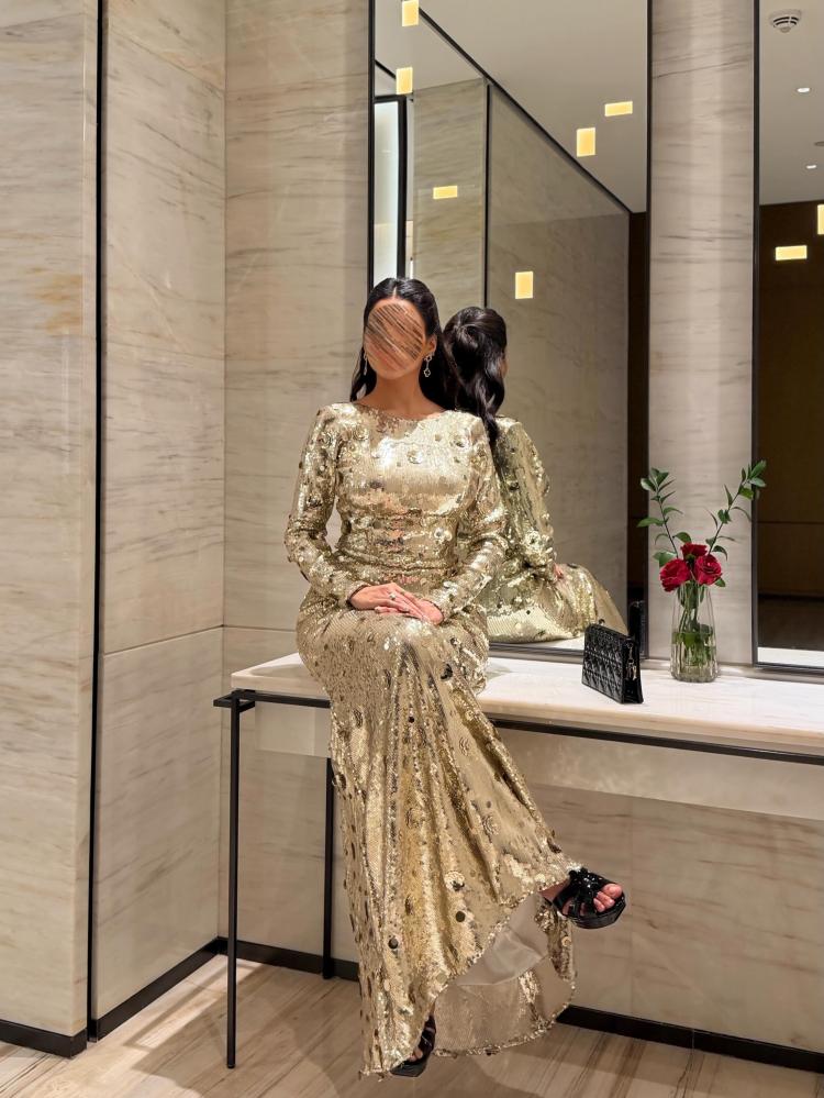فستان سهرة Gold
