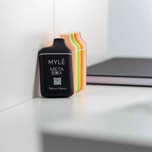 سحبة مايلي بلاتينيوم توباكو 5000 نفخة MYLE META BOX Platinum Tobacco