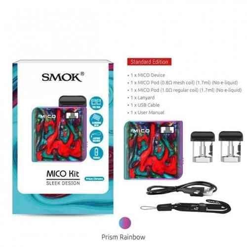 شيشة الكترونية لون احمر سموك ميكو كيت SMOK MICO KIT