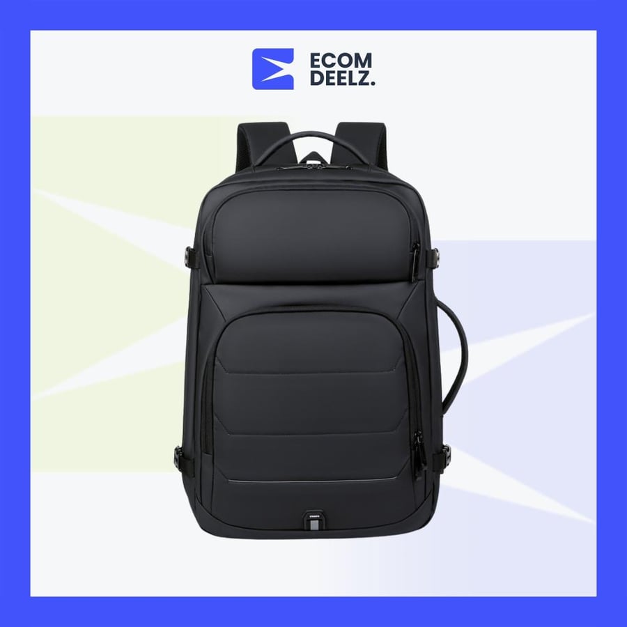 Travel bag with suction feature