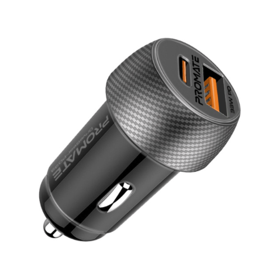 شاحن سيارة PROMATE مزدوج المنافذ USB