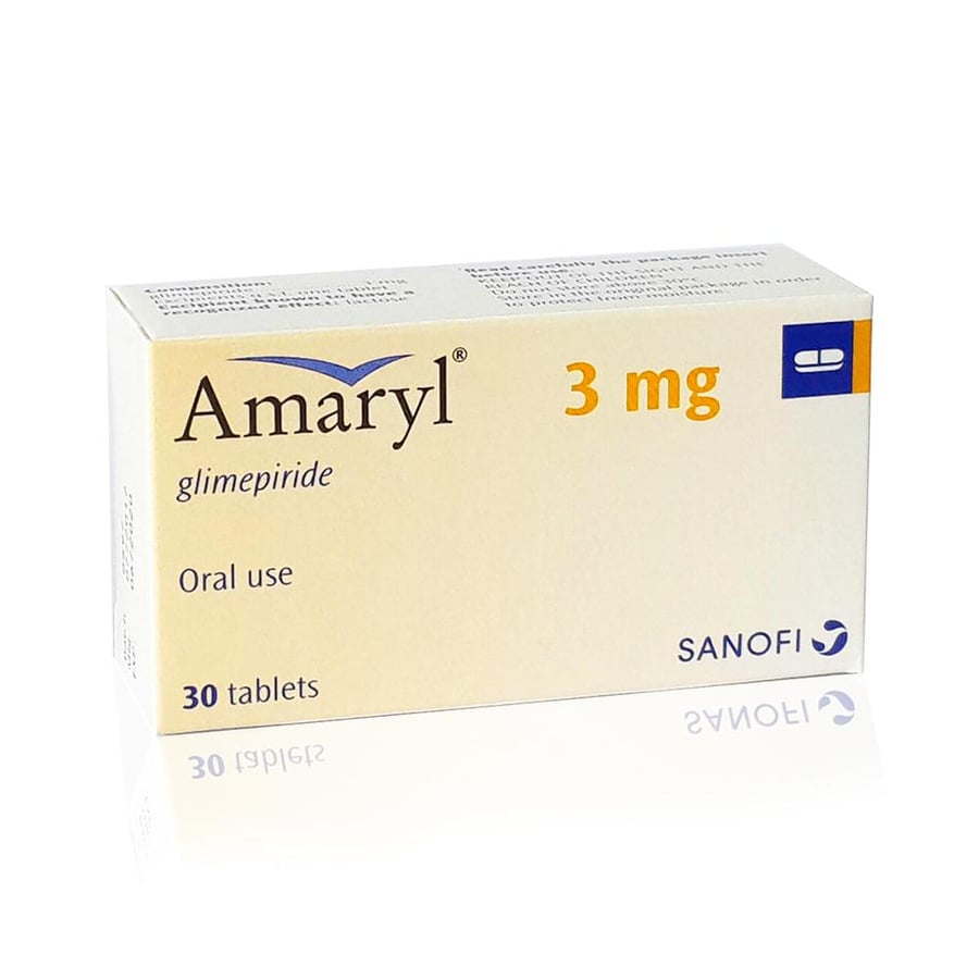 Amaryl 3 mg tablets 30 tablets