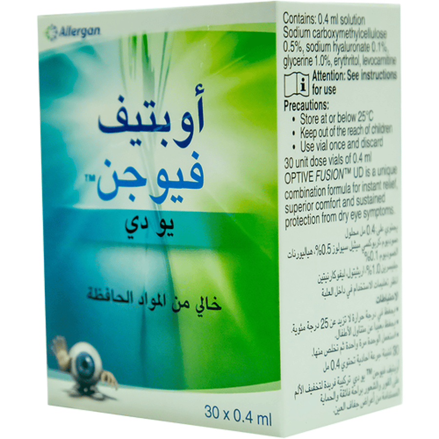 اوبتيف فيوجن قطرات للعين 30 فيال