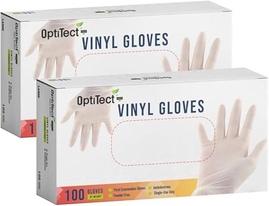Large vinyl gloves
