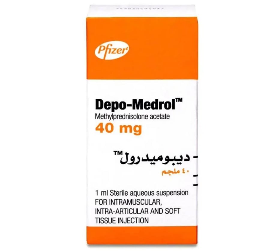 Depo Medrol 40 mg/ml single dose vial 2 ml