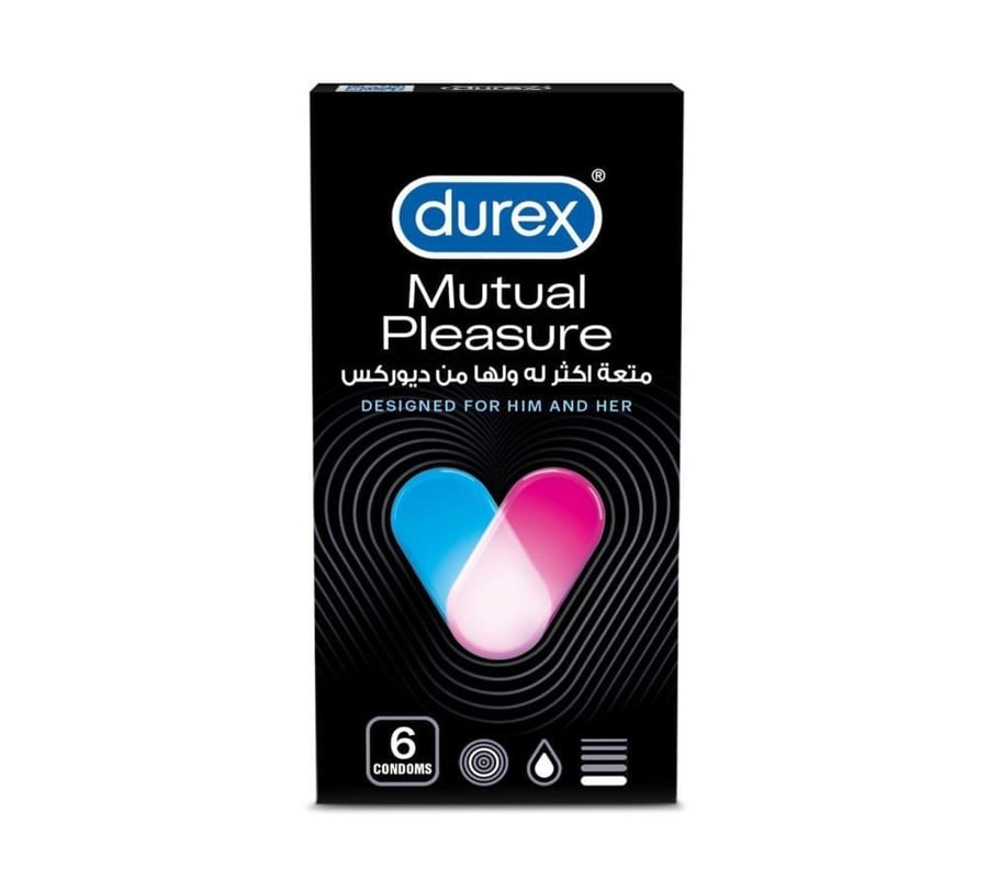 Durex condom, shared pleasure, 6 pieces