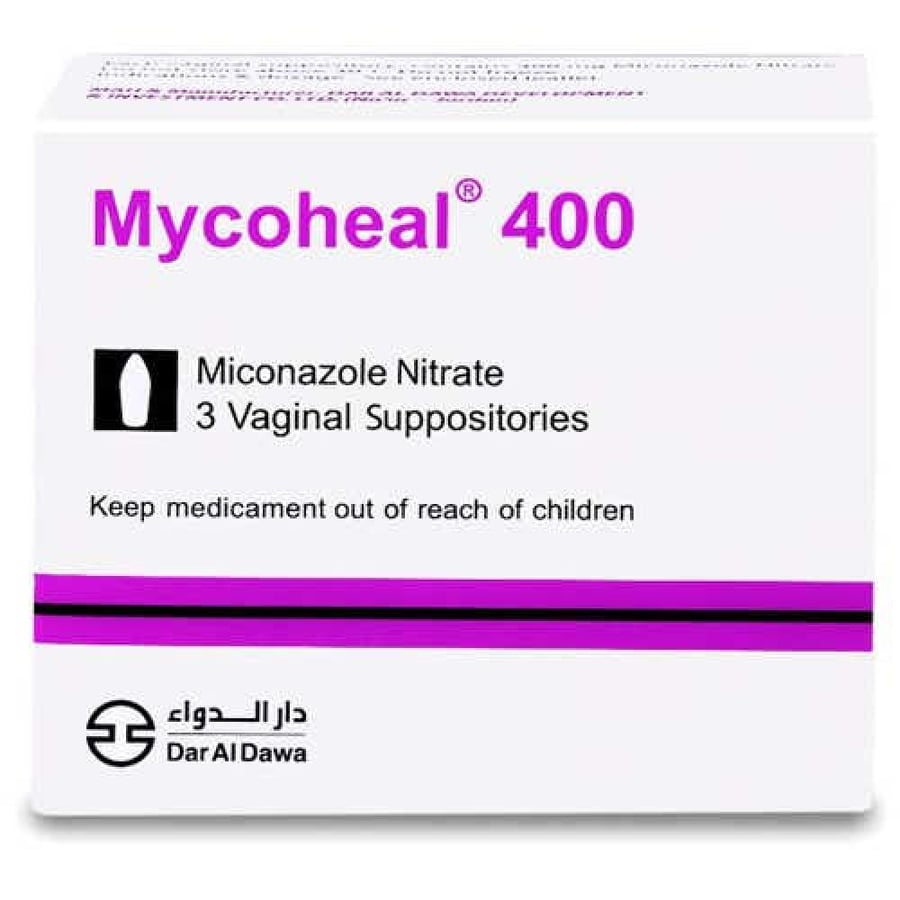 ميكوهيل 400 مجم  3 تحاميل مهبلية