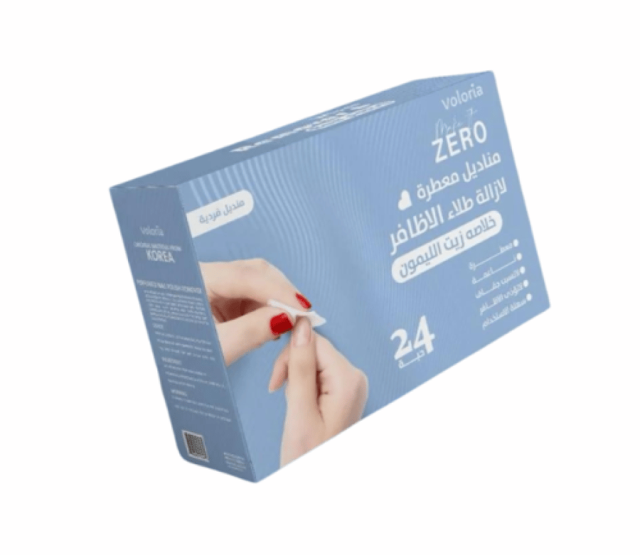 Fleuria nail polish remover wipes with lemon oil 24 pieces