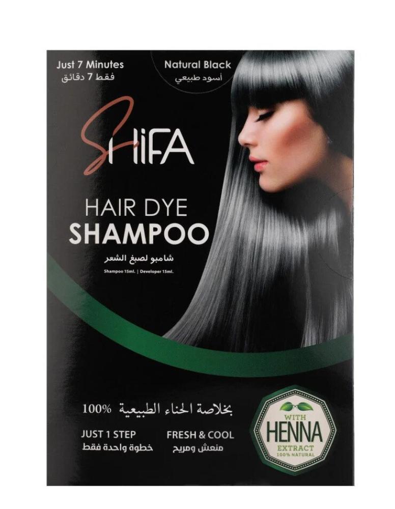 Shafa hair dye shampoo black