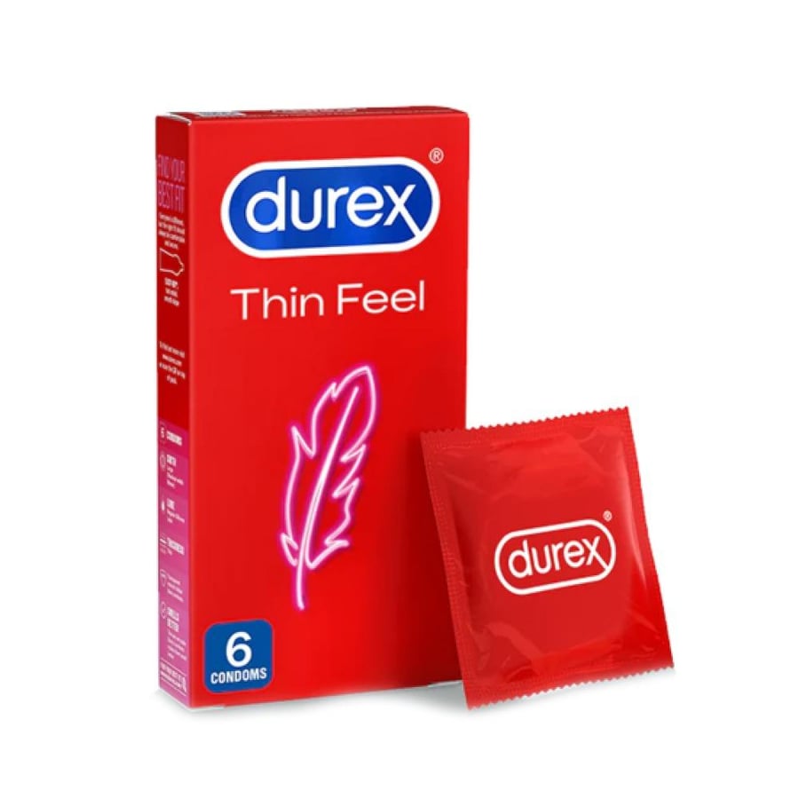 Durex thin male protector 6 pieces