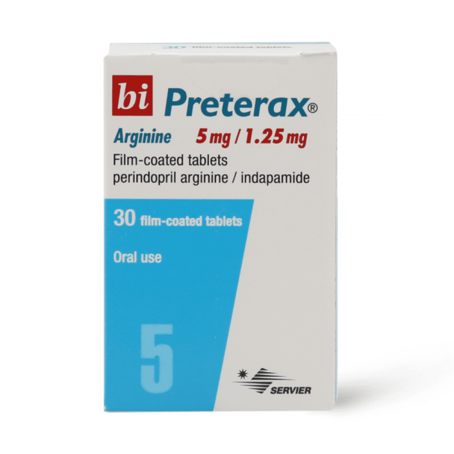 Bi-Pretirax 5/1.25 mg tablets 30 tablets