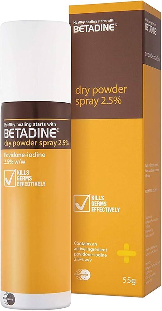 Dry powder spray from Betadine 55 grams