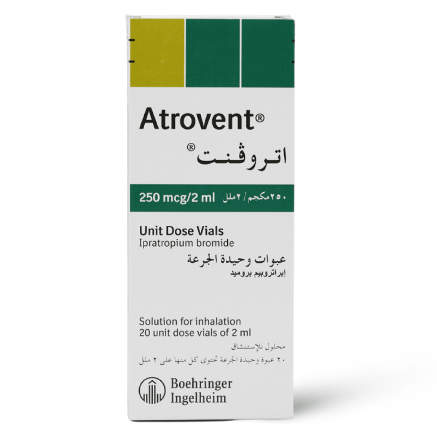 Atrovent solution 250 micrograms/2 ml for inhalation 20X2 ml