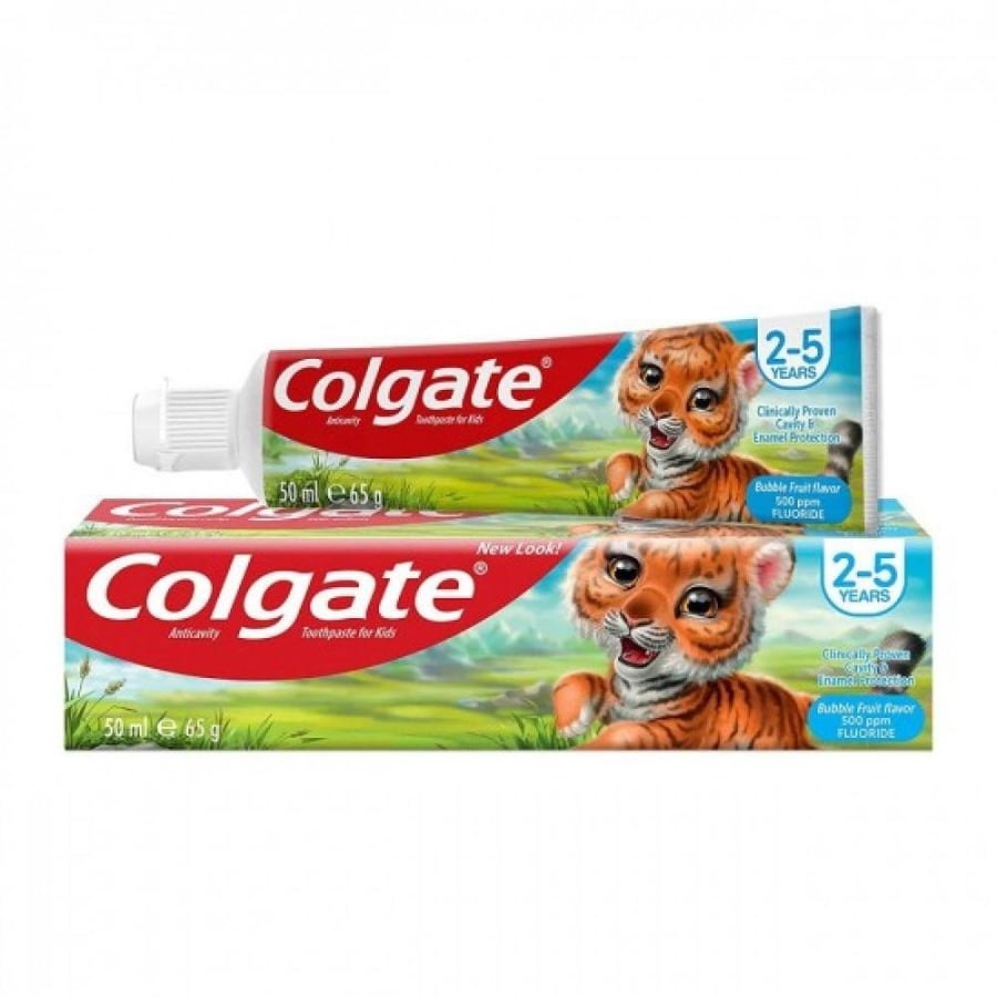 Colgate toothpaste for children with fruit flavor from age 2 to 5 years 50 ml