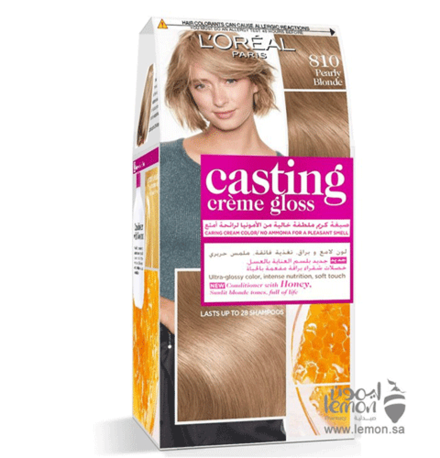 L'Oreal Casting Gel Hair Dye 810 Ash Blonde