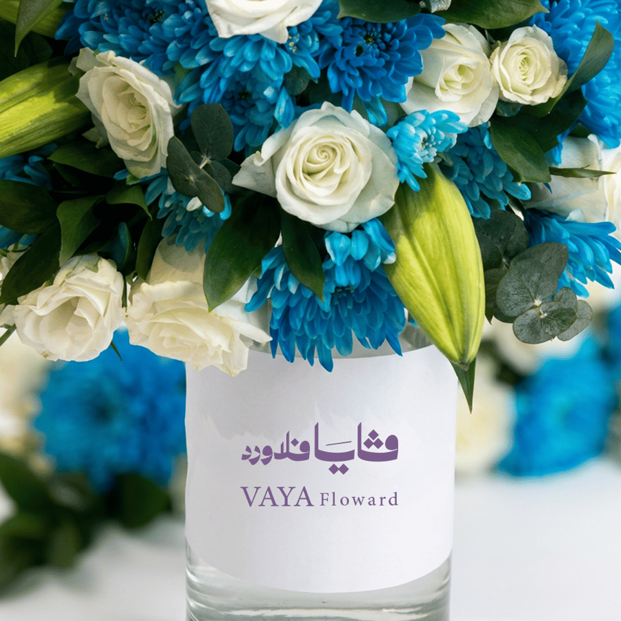 فازه ورد ملون