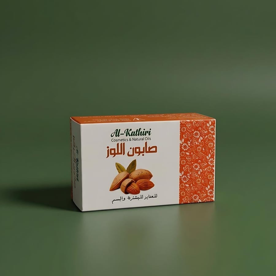 صابونة اللوز  الطبيعي