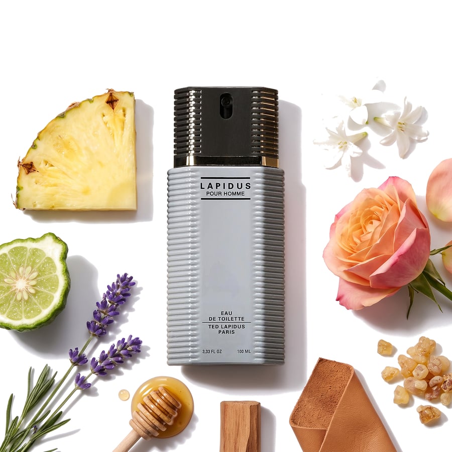 مكونات عطر لابيدوس للرجال 100 مل - الأناناس والعسل وخشب الصندل