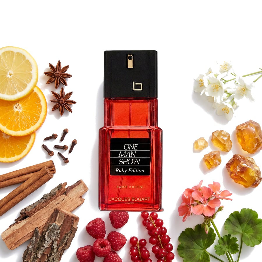 مكونات عطر ون مان شو روبي اديشن للرجال 100 مل - الحمضيات والتوابل