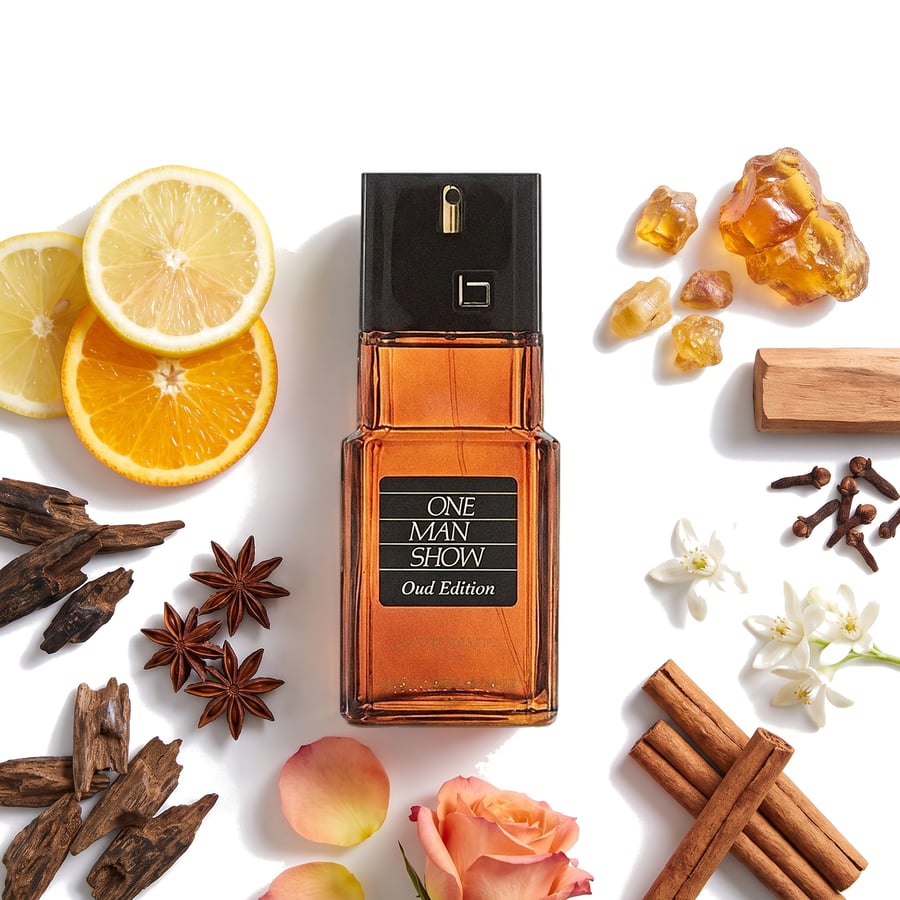 مكونات عطر ون مان شو عود اديشن للرجال 100 مل - الحمضيات المنعشة