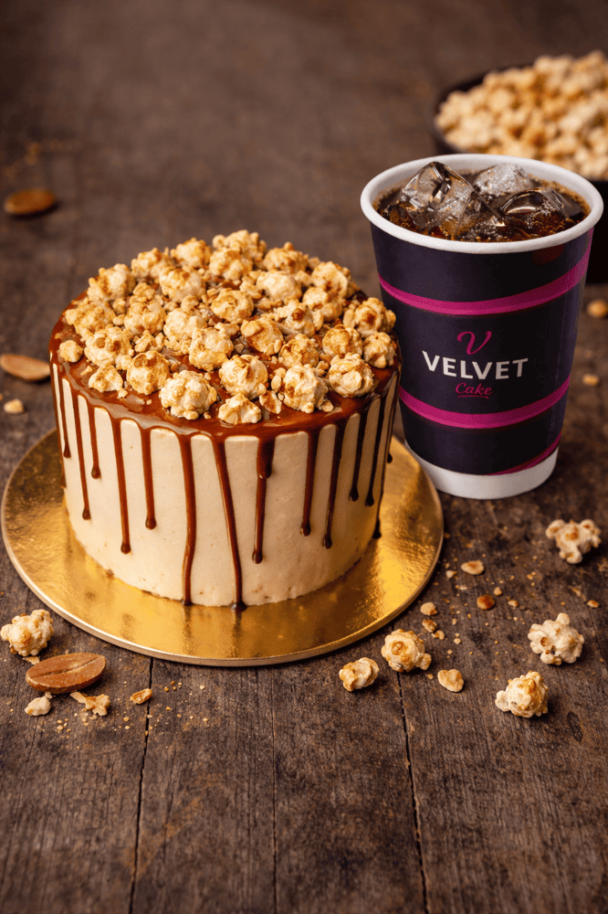 Mini cake popcorn