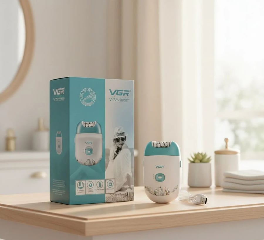 آلة إزالة الشعر الاحترافية (Professional Lady Epilator). من ماركة VGR: