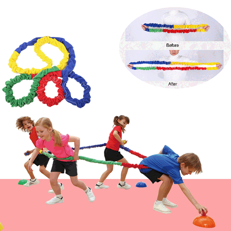 Challenge jacket and resistance rope for children