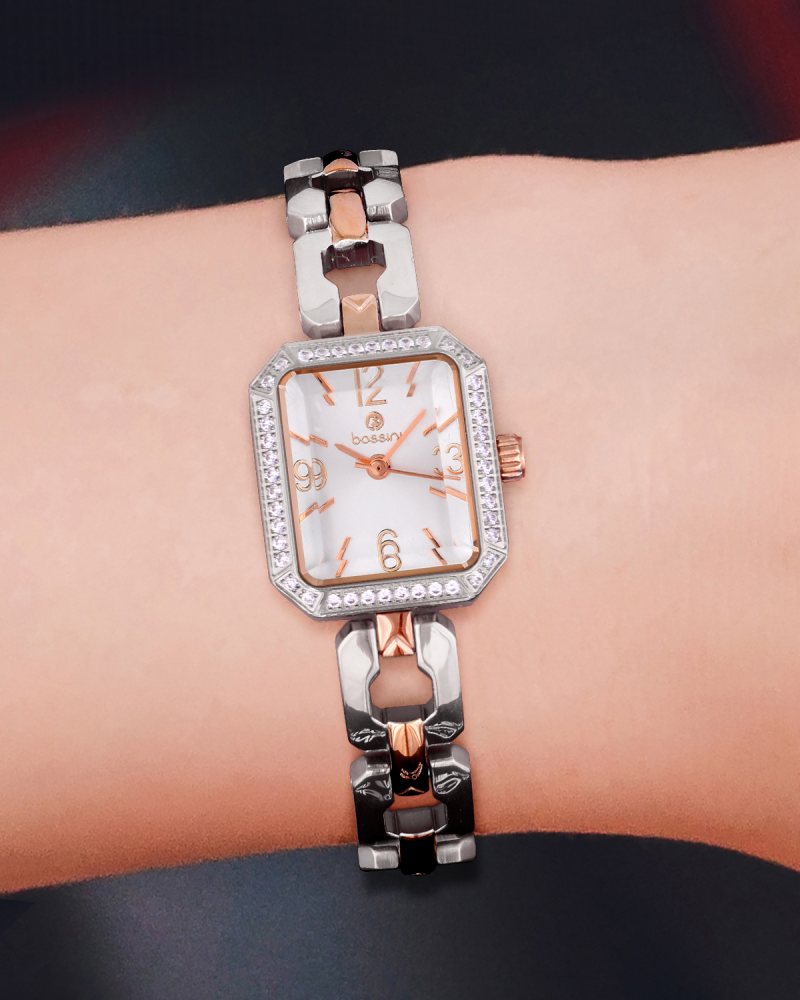 Bossini Women's Watch, Rose Silver, Model BSTTRG703L