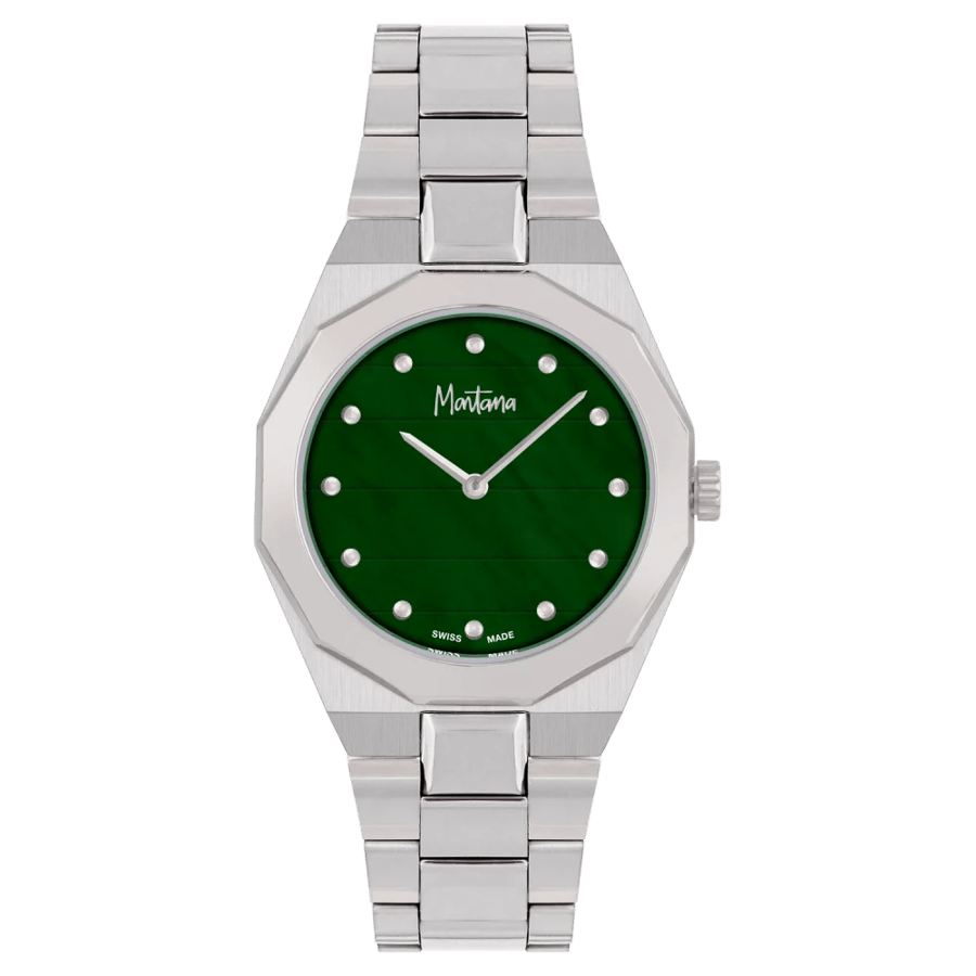 Montana men's watch, Swiss made, green dial, model MNSSGR8115G