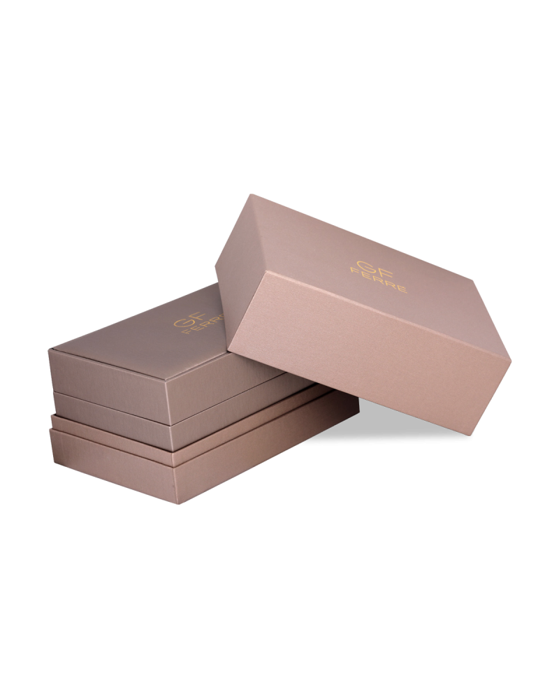 ساعة رجالية صناعة سويسرية ماركة جي اف فضي مينا ابيض موديل GFSSW2507