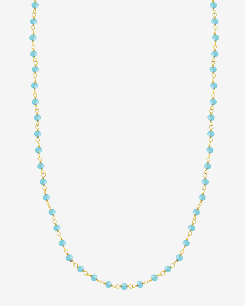 عقد نسائي من لوتس  من الفضة Trendy LP3768-1/1 فضة 925 مع أحجار الفيروز