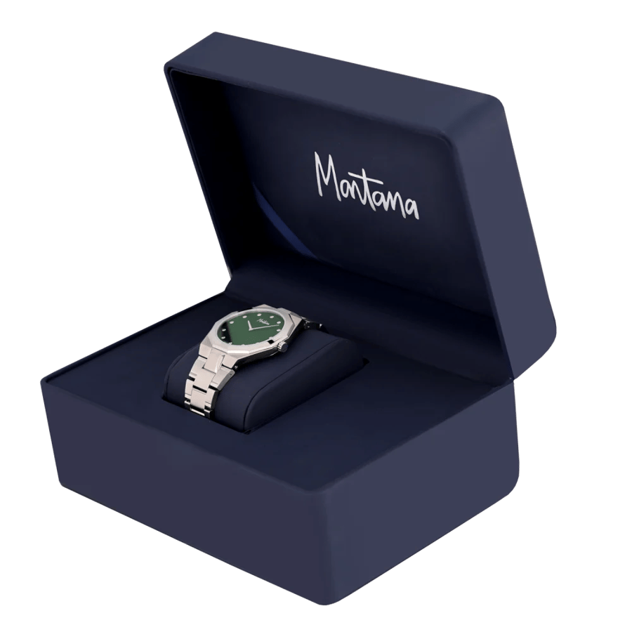 Montana men's watch, Swiss made, green dial, model MNSSGR8115G