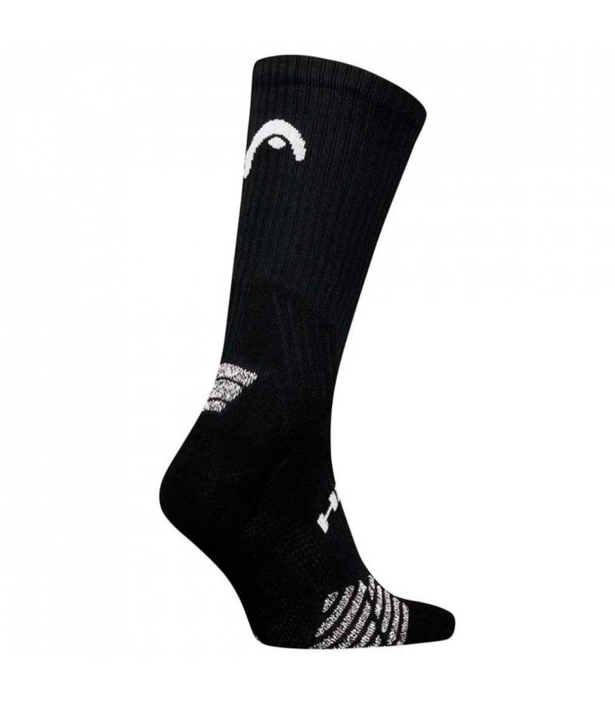 BLACK PADEL CREW HEAD SOCKS