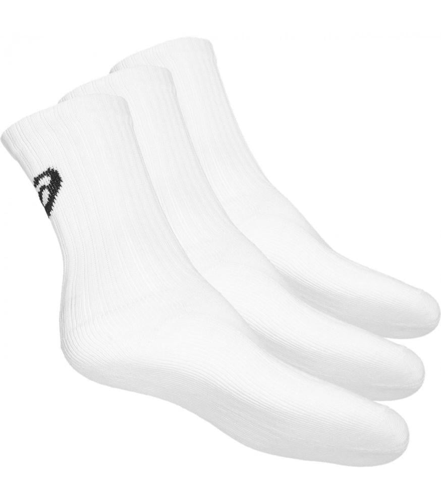 ASICS CREW PACK 3 WHITE SOCKS