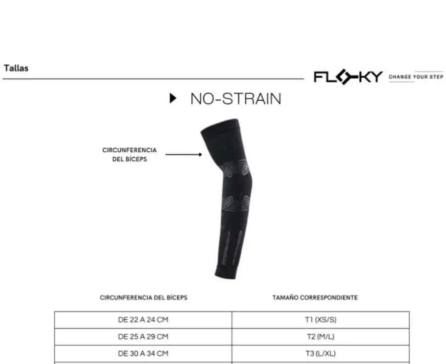 Floky No Strain Evolution Blue | داعم الكوع والساعد للبادل