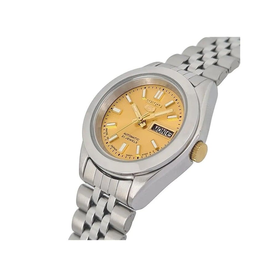 Seiko Five silver automatic women's watch SYMH41J