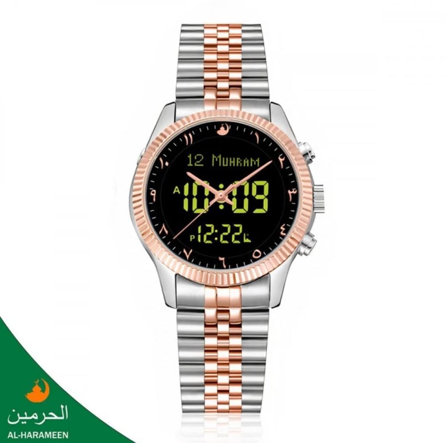 Luxury Makkah and Madinah watch for men HA-6109, 4 colors, size 42MM