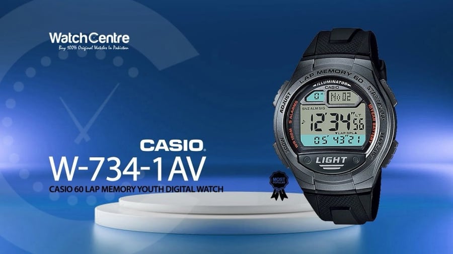 Casio men's watch W-734-1AVDF