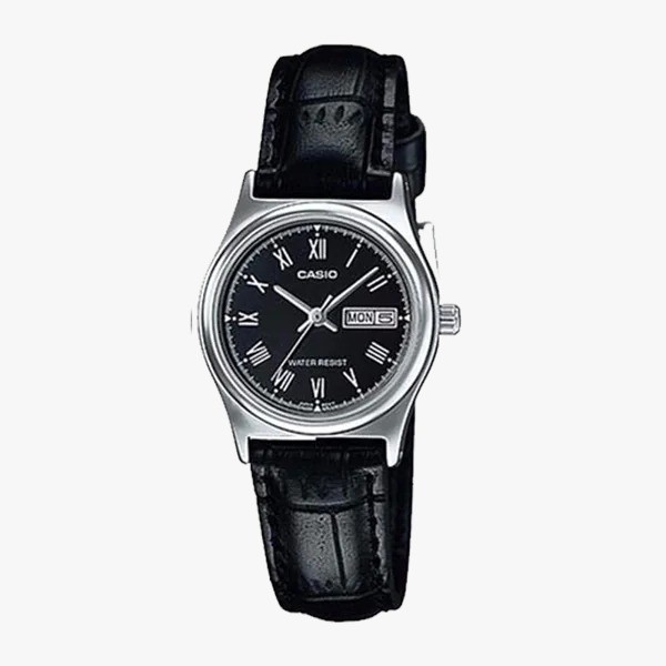 Casio women's leather watch CASIO Analog Women Formal Watch LTP-V006L-1BUDF