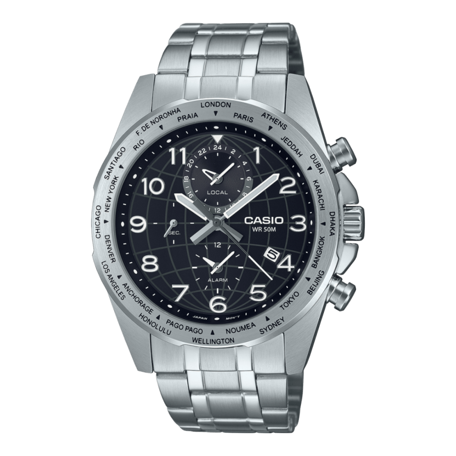 ساعة كاسيو كرونغراف MTP-W500D-1AV