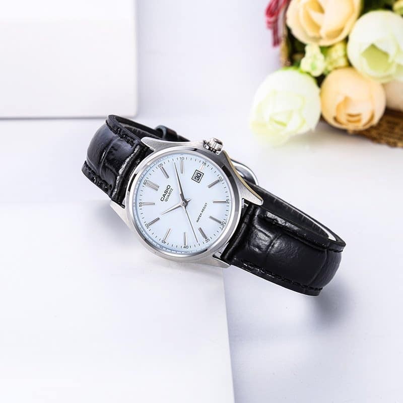 ساعة كاسيو جلد نسائي CASIO Analog Women Formal Watch LTP-1183E-7ADF