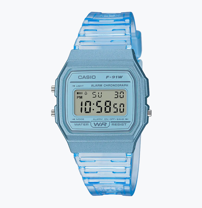 ساعة كاسيو الرقمية نسائي بعدة الوان CASIO Youth Digital Watch F-91WS-2DF