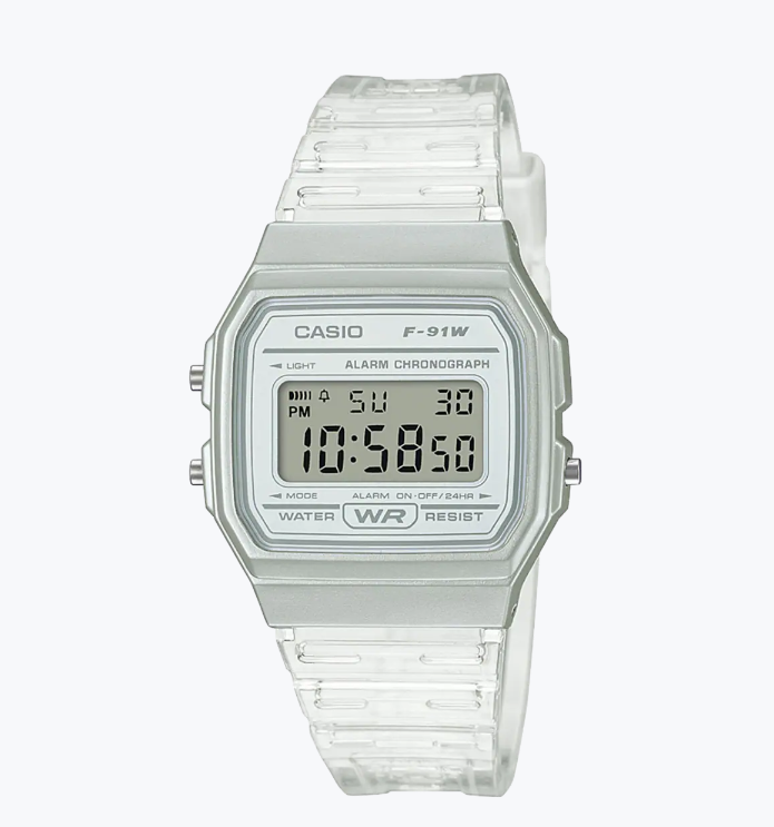 ساعة كاسيو الرقمية نسائي بعدة الوان CASIO Youth Digital Watch F-91WS-2DF