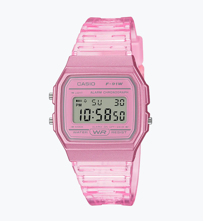 ساعة كاسيو الرقمية نسائي بعدة الوان CASIO Youth Digital Watch F-91WS-2DF